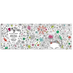 Andrea Pippins Flowers In Your Hair Color-In 1000 Piece Panoramic Puzzle