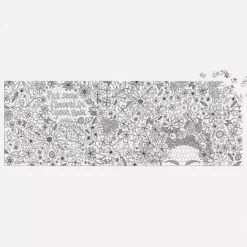 Andrea Pippins Flowers In Your Hair Color-In 1000 Piece Panoramic Puzzle