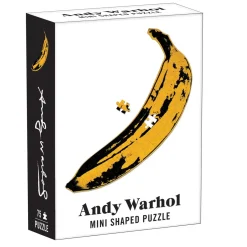 Andy Warhol Banana 100 Piece Mini Shaped Jigsaw Puzzle