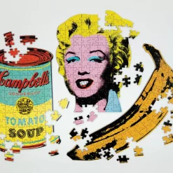 Andy Warhol Campbell's Soup 100 Piece Mini Shaped Jigsaw Puzzle