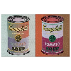 Andy Warhol Soup Cans 300 Piece Lenticular Jigsaw Puzzle