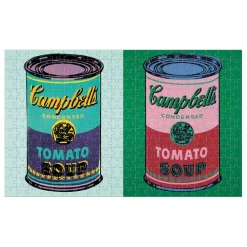 Andy Warhol Soup Cans 300 Piece Lenticular Jigsaw Puzzle