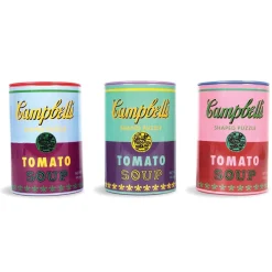 Andy Warhol Soup Cans Set Of 3 Shaped Puzzles In Tins