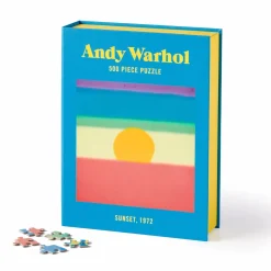 Andy Warhol Sunset 500 Piece Book Puzzle