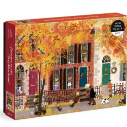 Autumn In The Neighborhood 1000 Piece Puzzle