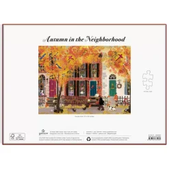Autumn In The Neighborhood 1000 Piece Puzzle