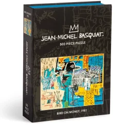 Basquiat Bird On Money 500 Piece Book Puzzle