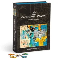 Basquiat Bird On Money 500 Piece Book Puzzle