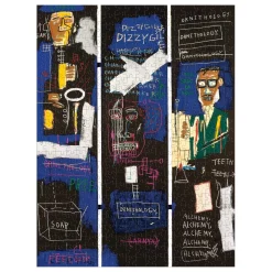 Basquiat Horn Players 500 Piece Book Puzzle