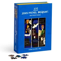Basquiat Horn Players 500 Piece Book Puzzle