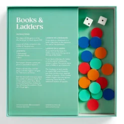 Books And Ladders Classic Board Game