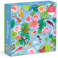 By The Koi Pond 1000 Piece Puzzle In Square Box
