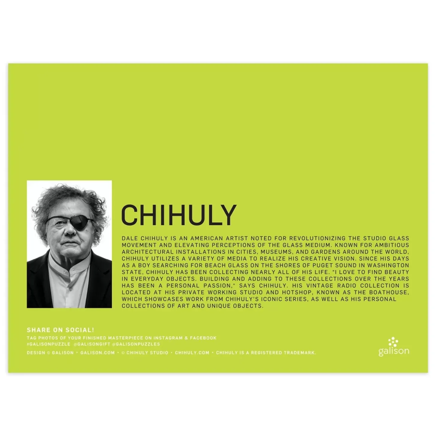 Chihuly Vintage Radios 1000 Piece Jigsaw Puzzle