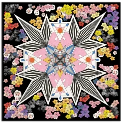 Christian Lacroix Flowers Galaxy Double-Sided 500 Piece Jigsaw Puzzle