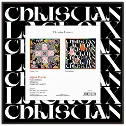 Christian Lacroix Flowers Galaxy Double-Sided 500 Piece Jigsaw Puzzle