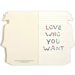 Christian Lacroix Heritage Collection Love Who You Want Die-Cut Notebook