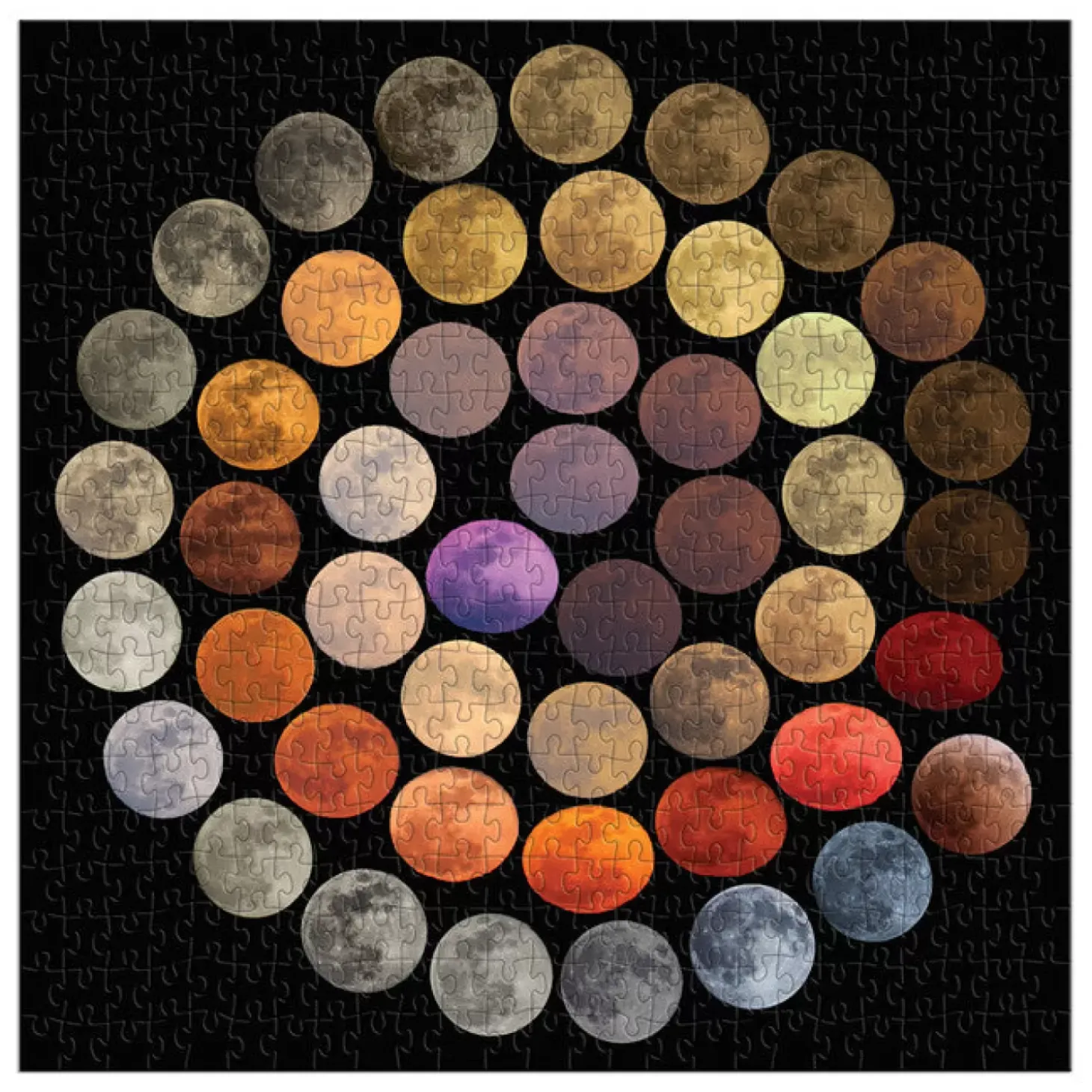 Colors Of The Moon 500 Piece Puzzle