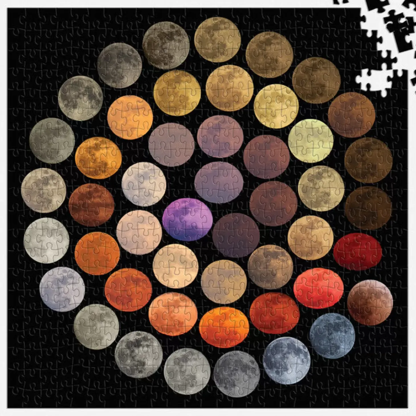 Colors Of The Moon 500 Piece Puzzle