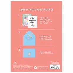 Confetti Birthday Cake Greeting Card Puzzle