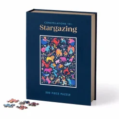 Constellations 101: Stargazing 500 Piece Book Puzzle