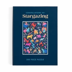 Constellations 101: Stargazing 500 Piece Book Puzzle