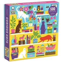 Curious Cats 500 Piece Jigsaw Puzzle