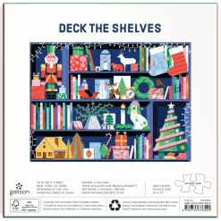 Deck The Shelves 1000 Piece Puzzle In A Square Box