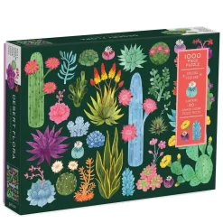 Desert Flora 1000 Piece Jigsaw Puzzle With Shaped Pieces