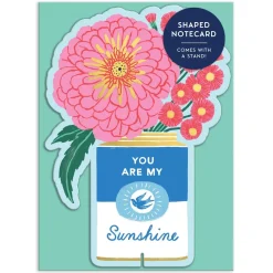 Ever Upward Love And Friendship Shaped Notecard W/Stand