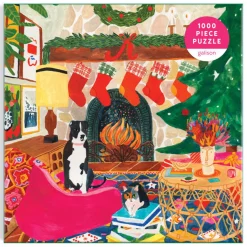 Fireside Friends 1000 Piece Puzzle