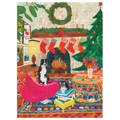 Fireside Friends 1000 Piece Puzzle