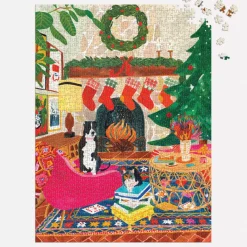 Fireside Friends 1000 Piece Puzzle