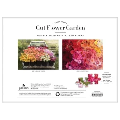 Floret Farm's Cut Flower Garden Double-Sided 500 Piece Jigsaw Puzzle