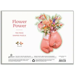 Flower Power 750 Piece Shaped Jigsaw Puzzle