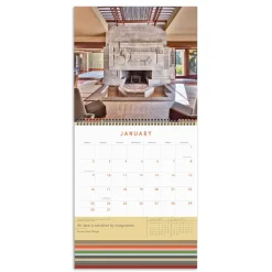 Frank Lloyd Wright 2022 Tiered Wall Calendar