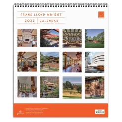 Frank Lloyd Wright 2022 Tiered Wall Calendar