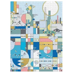 Frank Lloyd Wright City By The Sea 1000 Piece Foil Puzzle