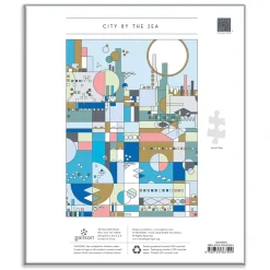 Frank Lloyd Wright City By The Sea 1000 Piece Foil Puzzle