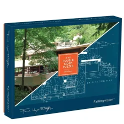 Frank Lloyd Wright Fallingwater Double-Sided 500 Piece Jigsaw Puzzle
