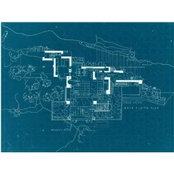 Frank Lloyd Wright Fallingwater Double-Sided 500 Piece Jigsaw Puzzle