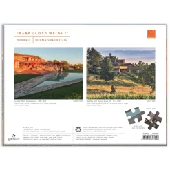 Frank Lloyd Wright Taliesin And Taliesin West Double-Sided 500 Piece Jigsaw Puzzle