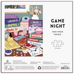 Game Night 1000 Piece Puzzle