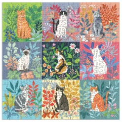 Good Puzzle Co. Cats And Flowers 500Pc Puzzle