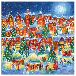 Good Puzzle Co. Little Town Lights 500Pc Puzzle