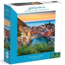 Good Puzzle Co. Sunset At Cinque Terre 500Pc Puzzle