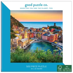 Good Puzzle Co. Sunset At Cinque Terre 500Pc Puzzle