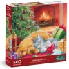 Good Puzzle Co. Warm By The Fireplace 500Pc Puzzle