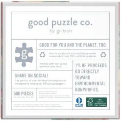 Good Puzzle Co. Warm By The Fireplace 500Pc Puzzle
