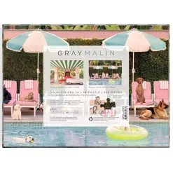 Gray Malin The Dogs At The Beverly Hills Hotel 500 Piece Double-Sided Puzzle