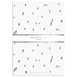 Gray Malin The Skiers A5 Notebook